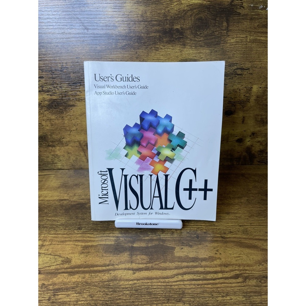 Microsoft Visual C++ Visual Workbench & App Studio User's Guides Paperback 1993